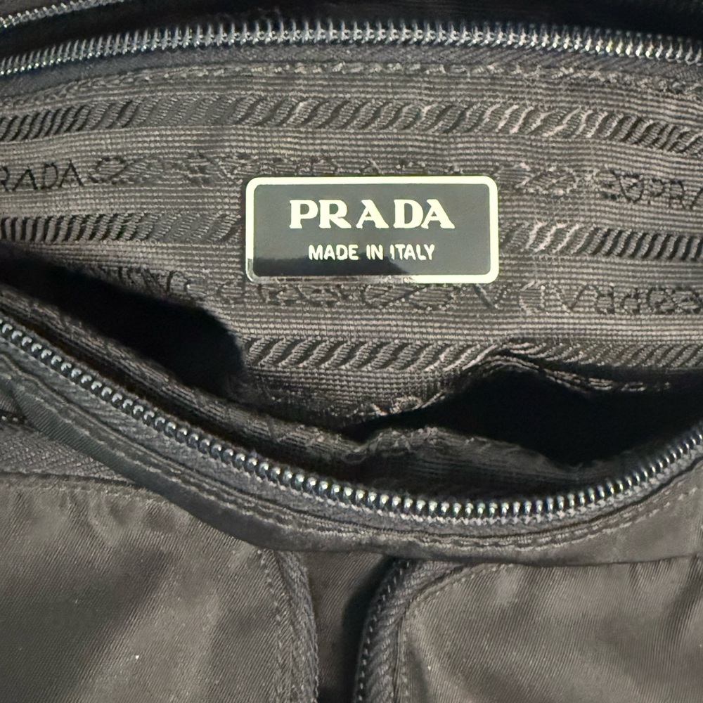 Prada Black Tessuto Nylon Messenger Bag - Picture 11 of 11